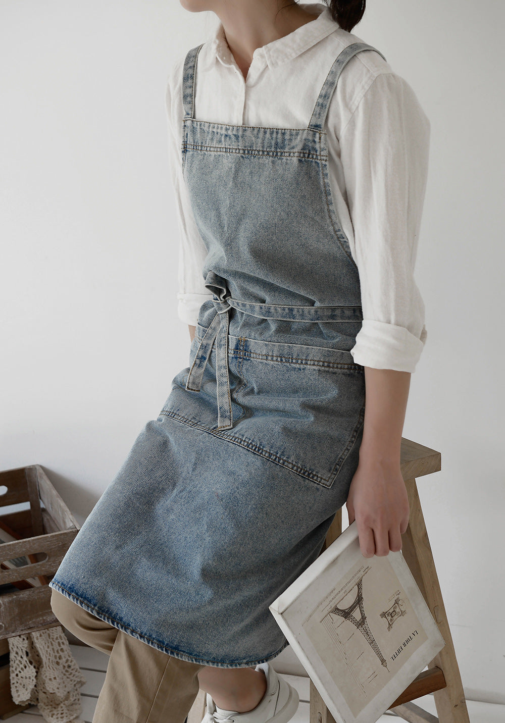 Cotton Denim Apron