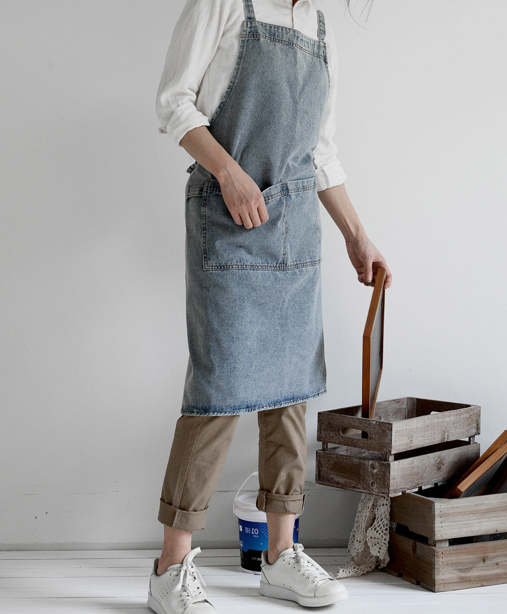Cotton Denim Apron