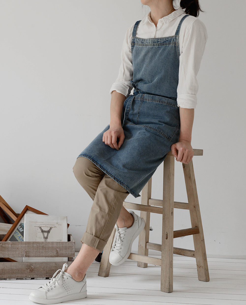 Cotton Denim Apron