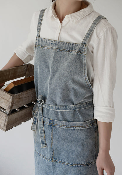 Cotton Denim Apron